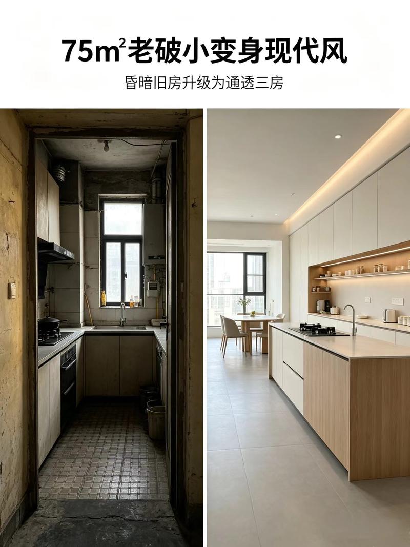 功夫旧改银川旧房全屋翻新实景照片